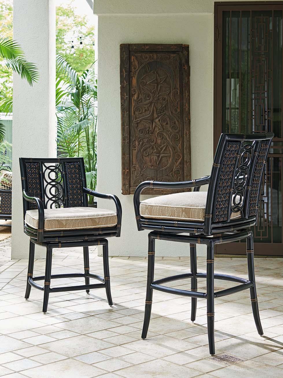 Tommy Bahama Outdoor Living Marimba Outdoor Swivel Bar Stool Baer's